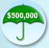 $500,000 E & O Insurance insurance
